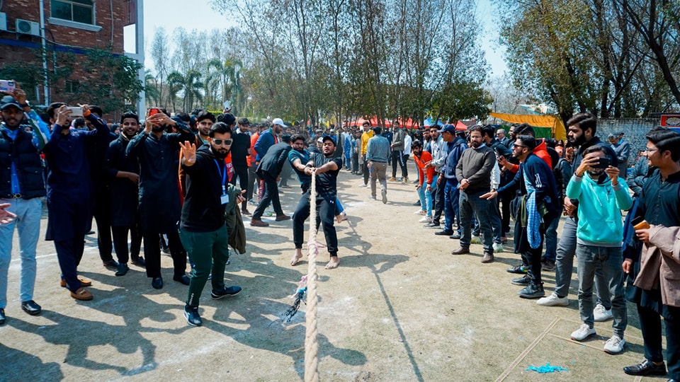 The University of Sialkot celebrated its second day of Sports Dangal 